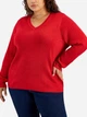Пуловер женский Tommy Hilfiger 279431509 0X Красный (1159847547) - изображение 1