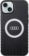 Etui Audi IML Big Logo MagSafe do Apple iPhone 15 Plus/14 Plus Black (AU-IMLMIP15M-Q5/D2-BK) - obraz 1