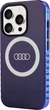 Панель Audi IML Big Logo MagSafe для Apple iPhone 15 Pro Navy Blue (AU-IMLMIP15P-Q5/D2-BE) - зображення 2