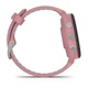 Смарт-годинник Garmin Forerunner 265S Black Bezel w. Light Pink Case and Light Pink/Whitestone S. Band (010-02810-05/15/55) - зображення 5