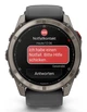 Смарт-годинник Garmin Fenix 8 Pro 51 mm AMOLED Titanium with Graphite/Black Silicone Band (010-03199-10/11) - изображение 2