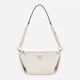 Сумка багет седло женская из искусственной кожи маленькая Guess BG877817IVO Бежевая (78124542166) - изображение 1