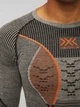 Комплект вовняної термобілизни чоловічої X-BIONIC Apani Merino 4.0 Set CL-WT06W23M+CL-WP05W23W B080 Grey/Orange S - зображення 5