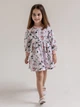 Платье для девочки BIGU трикотажное Белое в лилии 104-110 см / 4-5 лет - изображение 3