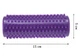 Масажний ролик з шипами EasyFit Spindle Фіолетовий для самомассажа (EF-1070-V) - зображення 2
