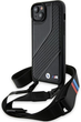 Панель BMW M Edition Carbon Stripe & Strap для Apple iPhone 15/14/13 Black (BMHCP15S23PSCCK) - зображення 1