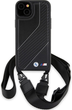 Панель BMW M Edition Carbon Stripe & Strap для Apple iPhone 15/14/13 Black (BMHCP15S23PSCCK) - зображення 2