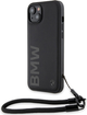 Панель BMW Signature Leather Wordmark Cord для Apple iPhone 15/14/13 Black (BMHCP15S23RMRLK) - зображення 1