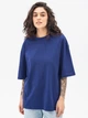 Набор футболок хлопковых оверсайз длинных женских Ray Oversize U0104W-4PACK2 2XL/3XL 4 шт Серый меланж/Белый/Голубой/Синий (RAY2000000038414) - изображение 5