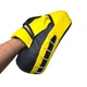 Лапы боксерские BOXER гнутые кожа Элит желтые - изображение 4