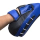 Лапы боксерские BOXER гнутые кожа Элит синие - изображение 5