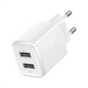 Зарядний пристрій Baseus Compact 10.5W (2 USB) white - зображення 1