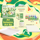 Набір для малювання на воді Jar Melo 12 кольорів Marbling Kit. Набір для марморування , ЕБРУ ( JA92606 ) - зображення 2