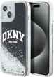 Etui DKNY Liquid Glitter Big Logo do Apple iPhone 13/14/15 Black (3666339270711) - obraz 1