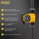 Насос циркуляційний Mytec OTP 4/25S 130, 71 Вт, H 4м, Q 50л/хв, з гайками - зображення 2