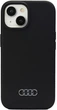 Etui Audi Silicone Case do Apple iPhone 15 Plus/14 Plus Black (AU-LSRIP15M-Q3/D1-BK) - obraz 1
