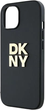 Etui DKNY Wrist Strap Stock Logo do Apple iPhone 13/14/15 Black (3666339264697) - obraz 4