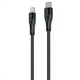 Кабель Proove Soft Silicone Type-C to Lightning 27W (2m) black - изображение 1