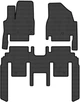 EVA коврики EVAtech в салон авто для Kia Sedona (YP) 6 seats (2+2+2) 2014-2020 3 поколения Minivan USA Черный кант (KI44505ZV3KH5SBB) - изображение 1
