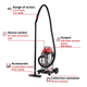 Мощный пылесос для влажной и сухой уборки Einhell TC-VC 3055 SA (2342250) SDRT_52342250 - изображение 3