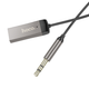 Bluetooth-ресивер HOCO E78 Benefit car AUX BT receiver with cable Black Metal Gray (6942007605663) - изображение 5