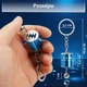 Брелок для ключей коробка передач подвеска на зеркало автомобиля сумку рюкзак ключи металлический Синий 99_3_0_5C - изображение 5