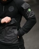 Мужской зимний спортивный костюм Stone Island флисовый XL черный (94210) - изображение 9