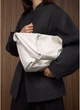 Женская сумка Хобо со съемным кошельком из экокожи SAMBAG Белая (38860371634) - изображение 5