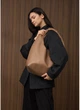 Женская сумка Хобо со съемным кошельком из экокожи SAMBAG Бежевая (38870371634) - изображение 1