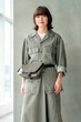 Джинсовая куртка Uniqlo 44(M) Серый (123318) - изображение 7