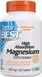 Пищевая добавка Doctor's Best Magnesium 100% Chelated (100 мг 120 таблеток) - изображение 1