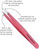 Пинцет для бровей Tweezerman Slant Tweezer Geranium (9 см) - изображение 5
