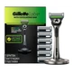 Подарунковий набір для гоління Gillette Labs (бритва з підставкою) з смужкою, що відлущує. 1 бритва 1 подставка 7 картриджей - зображення 1