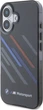 Etui plecki BMW Motosport IML Random Stripes do Apple iPhone 16 Plus Black (BMHCP16M23HTRAK) - obraz 2