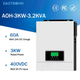 Гібридний інвертор Daxtromn AOH-3.2KVA, 24 В, 60 А, 3000 Вт (безперебійник, UPS, ДБЖ) - изображение 5