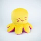 Мягкая игрушка Осьминог перевёртыш 11 см Плюш Малиново-жёлтая (532475) - изображение 3