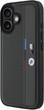 Etui plecki BMW M Perforated Tricolor Detail Line do Apple iPhone 16 Dark Gray (BMHCP16S23PUPVA) - obraz 2
