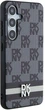 Панель DKNY Leather Checkered Mono Pattern & Printed Stripes для Samsung Galaxy S24 Black (3666339276836) - зображення 5