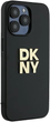 Etui DKNY Wrist Strap Stock Logo do Apple iPhone 14 Pro Max Black (3666339264727) - obraz 1