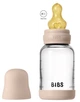 Скляна BIBS Baby Glass Bottle дитяча пляшечка повний комплект Blush - 120 ml - зображення 1