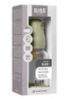 Скляна BIBS Baby Glass Bottle дитяча пляшечка повний комплект Sage - 120 ml - изображение 2