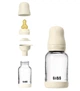 Скляна BIBS Baby Glass Bottle дитяча пляшечка повний комплект Ivory - 120 ml - изображение 3