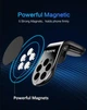 Магнитный держатель в воздуховод с прищепкой для телефона в машину Floveme F3 Черный - изображение 5