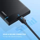 Дата кабель USB-C 3.1 to Micro USB 3.0 1.0m 3A US312 black Ugreen - изображение 7