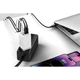 Зарядний пристрій Baseus 2xUSB-C 65 W + 1xUSB GaN + cable USB-C to USB-C 100 W 1.0m white (CCGP120202) - зображення 7