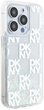 Etui DKNY Liquid Glitter Multilogo do Apple iPhone 15 Pro White (3666339271053) - obraz 3