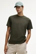 Футболка H&M Regular Fit хакі 0685816286 XS - зображення 1