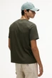 Футболка H&M Regular Fit хакі 0685816286 XS - зображення 3