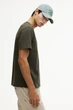 Футболка H&M Regular Fit хакі 0685816286 XS - зображення 4