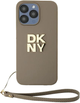 Панель DKNY Wrist Strap Stock Logo для Apple iPhone 15 Pro Beige (3666339264895) - зображення 3